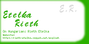 etelka rieth business card